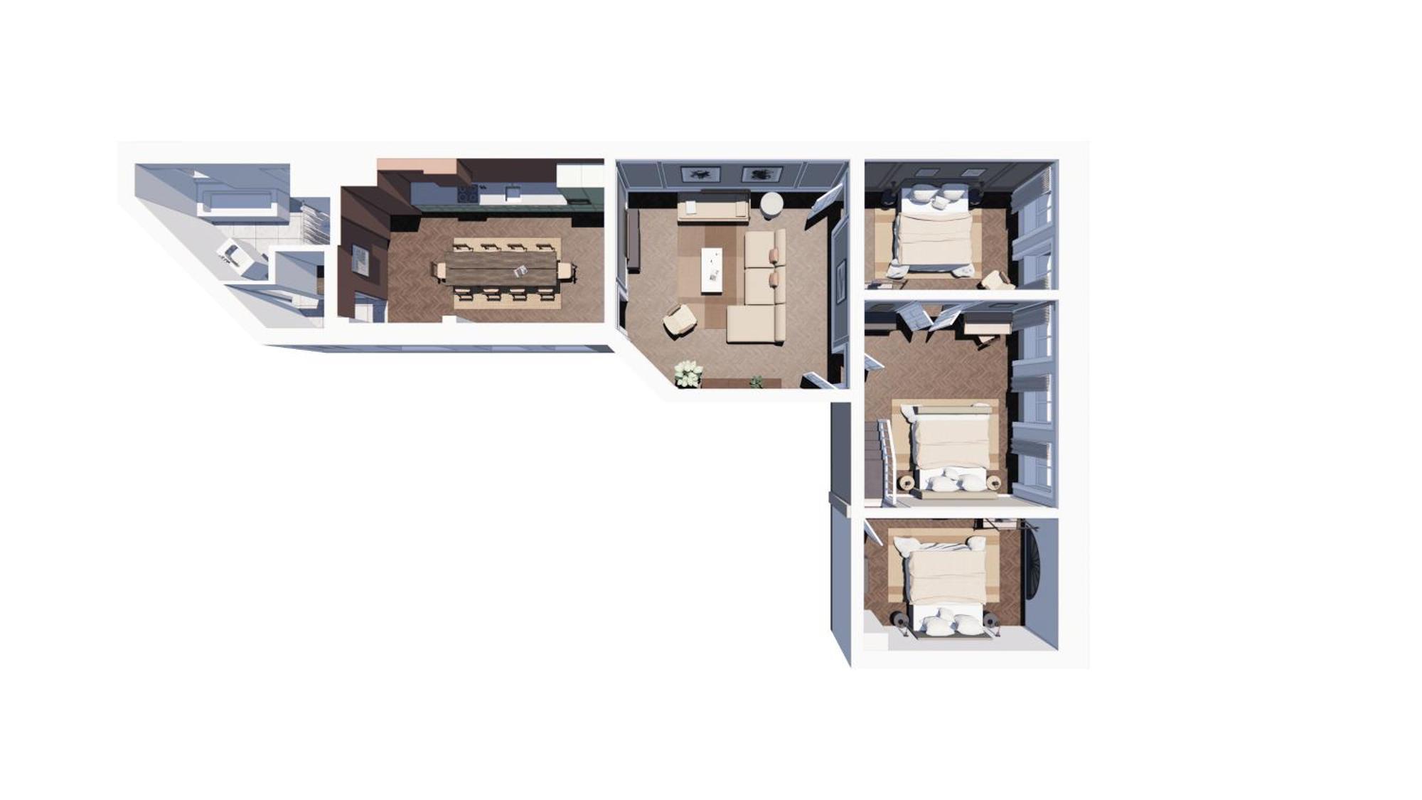 Stylish Spacious Apartment W 3Br In Copenhagen City Exteriör bild