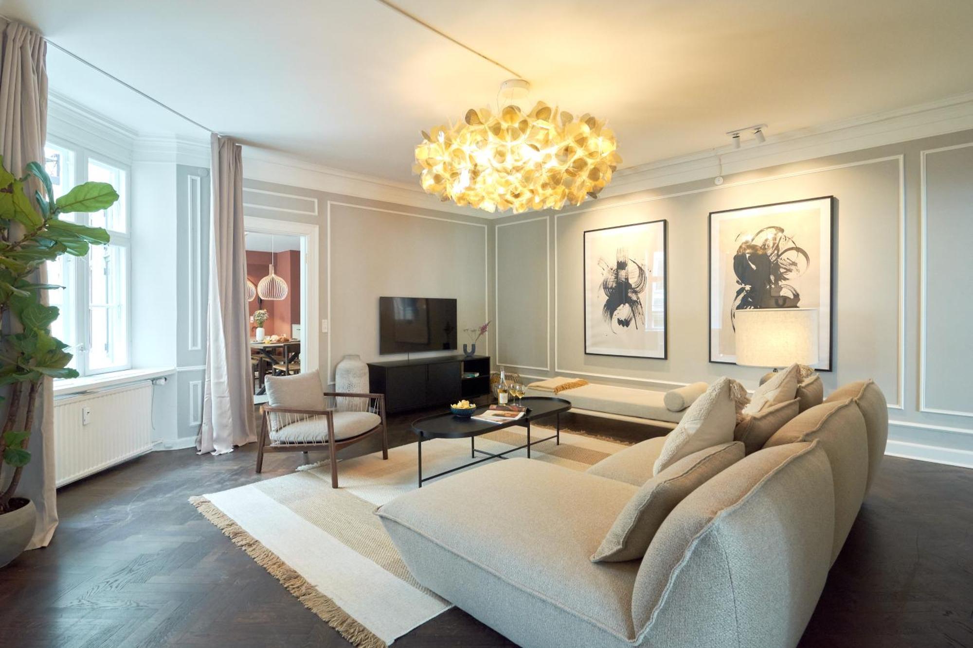 Stylish Spacious Apartment W 3Br In Copenhagen City Exteriör bild