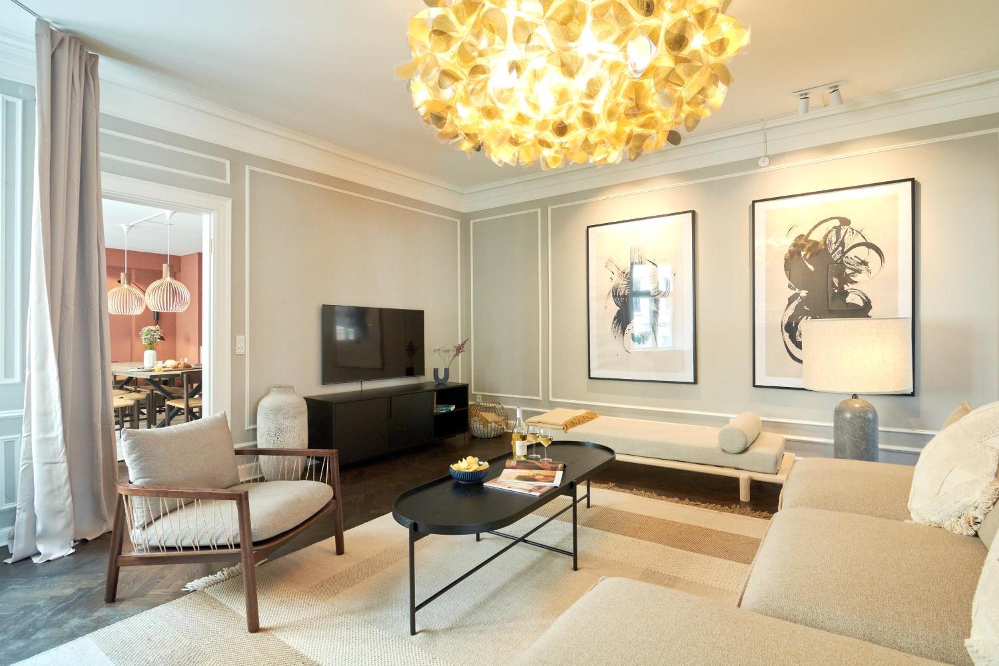 Stylish Spacious Apartment W 3Br In Copenhagen City Exteriör bild